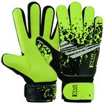 EFAH SPORTS Football Goalkeeper Gloves For Boys kids Children Youth Soccer Goalie Glove with Super Grip Palms