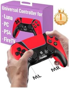 Enstixsm Replacement for Luna Controller for Fire TV PC Controllers Wireless for Gaming for Luna Firestick Gamepad with Back Paddles 1200mAh Turbo Dual Motors No Drift ALPS Joystick Mando