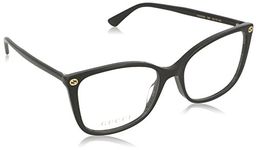 Gucci Womens Butterfly Fashion Reading Glasses Black 53mm