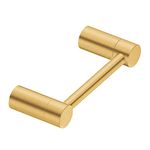 Moen YB0408BG Align Pivoting Double Post Modern Toilet Paper Holder, Brushed Gold