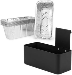 Stanbroil Grease Drip Pan with 10-Pack Disposable Foil Liners, Compatible with Earlier Versions of The Blackstone 28" and 36" Griddle