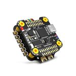 SpeedyBee F4 V3 Flight Controller Stack: 30x30 Drone Stack with 4in1 50A ESC,Wireless Betaflight Configuration, Blackbox,Barometer for DJI Air Unit FPV Drone Fixed-wing X8 (FC ESC Stack)