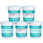 5 Pack Areta 5 Panel Instant Drug Test Cup - Marijuana (THC),Cocaine (COC),Opiate (OPI 2000),Benzodiazepines (BZO), Amphetamine (AMP)- #ACDOA-754