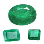 Colombian Emerald Gemstone Original Certified 5.25 Ratti with Lab Report & Guarantee Certificate Natural Colombian Panna Stone A++ Quality for Astrology Benefits for Men & Women | SVGAJ