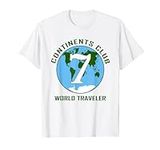 7 Continents World Traveler Club T-