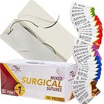 Suture Thread with Needle 30Pk (Mix