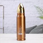 RATAVA bullet shape water bottle Gifts for Men Christmas, Bottle 500 ml Stocking Stuffers for Men Him Dad, Christmas Grandpa Papa Gifts, Christmas Stocking Stuffers for Husband Gifts 1Pc