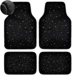 CAR PASS Black Car Floor Mats, Faux