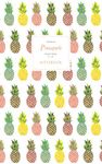 Pineapple Notebook - Ruled Pages - 5x8 - Premium (White)