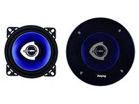 Peiying PY-AQ402C 4 Inch 10cm 80W 2-Way Car Coaxial Speakers Door/Shelf Pair Set