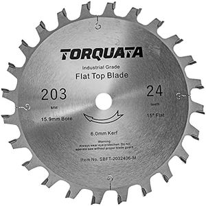 Torquata Flat-Top Dado Saw Blades - 6mm Kerf