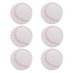 TaktZeit Foam Basebll Practice Softball Soft Baseball for Beginnners or Experts for Baseball Training 6Pcs