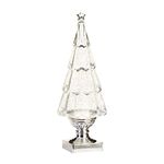Raz Imports Seasons Greetings 13.75" Lighted Tree - Festive Miniature Tree and Tabletop Holiday Decoration - Durable and Cute Christmas Topiaries and Plant Figurines for Tables, Shelves and Desks