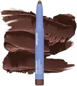 ALLEYOOP 11th Hour Waterproof Cream Eyeshadow Stick – Long-Lasting Eye Shadow Pencil & Eyeliner, Cream to Powder Stick & Highlighter – Smudge-Proof Eyeshadow Matte, Dark Chocolate Matte