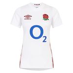 Umbro Womens Red Rose Home Jersey Short Sleeve Top White S