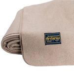 Arcturus Bighorn 100% Virgin Wool Blanket - Twin (Ivory)