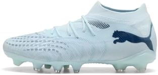 PUMA Women's Future 9 Match Firm, Artificial Ground Soccer Cleats, ICY Blue-Blue Jewel SS26, 8.5 Fg/Ag Wn S