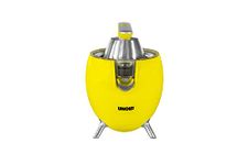 Unold Power Juicy Electric Citrus Press 78132-300W - 2 Cones for Large & Small Fruits - Automatic Squeezer - Non-Slip Feet – Retro Style – Yellow