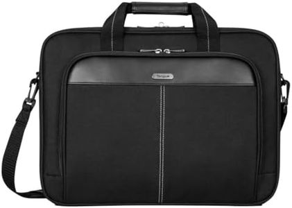 Targus Classic Slim Business Professional Travel and Commuter Bag for 16-Inch Laptop, Black (TCT027US)