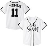 Vilojen Youth #11 The Sandlot Alan Yeah-Yeah McClennan Stitched Kids Movie Baseball Jersey Gifts for Kids XS-XL, White11, X-Small