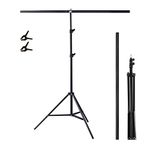 Selens 80x80-200cm Retractable Support Backdrop Stand with Bracket and Clips for Background Photography Photo Studio