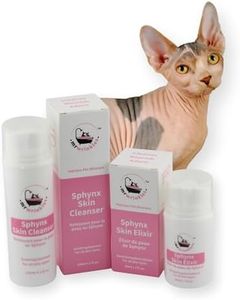 Mr Wrinkles Sphynx Cat Skin Care Kit, 100% Natural, Exclusively for Hairless Cats, Gentler Than Shampoo!