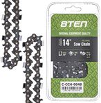 8TEN Full Chisel Chainsaw Chain 14 Inch .050 3/8 LP 50 DL for Stihl MS 170 171 Craftsman 41532 McCulloch 10E