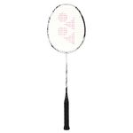 YONEX Astrox 99 Play Graphite Strung Badminton Racket with Full Racket Cover (White Tiger) | for Intermediate Players | 83 Grams | Maximum String Tension - 28lbs