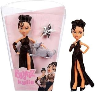 Bratz x Kylie Jenner - Night Fashion Doll with Evening Gown, Pet Dog, and Poster