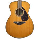 Yamaha Folk Acoustic Guitar Solid Spruce Top Tinted Finish