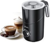 COLDFILL 8-in-1 Automatic Milk Frother, 21.16oz/600ml Large Capacity Milk Frother and Steamer, Electric Hot & Cold Foam Maker, Ergonomic Grip Detachable Frother for Coffee Latte