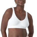 Bali Women's Comfort Revolution ComfortFlex Fit Wireless Bra Df3484, White, L,3484