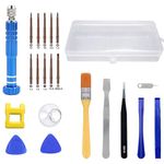 BAKESHU Phone Repair Tool Kit, Removal Cleaning Repair Kit with Magnetic Screwdrivers Set and Opening Pry Tools, Suitable forCellphone, Phone,Mobile Phone, iPad, Nintendo Switch Joycon