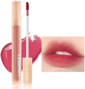 COLORKEY Soft Matte Water Lip Tint, Matte Finishs, Long-Lasting, Moist Fit Without Stickiness, Moisturized, Waterproof, Liquid Lipstick, Nude lip color (P334 Fig Pink)