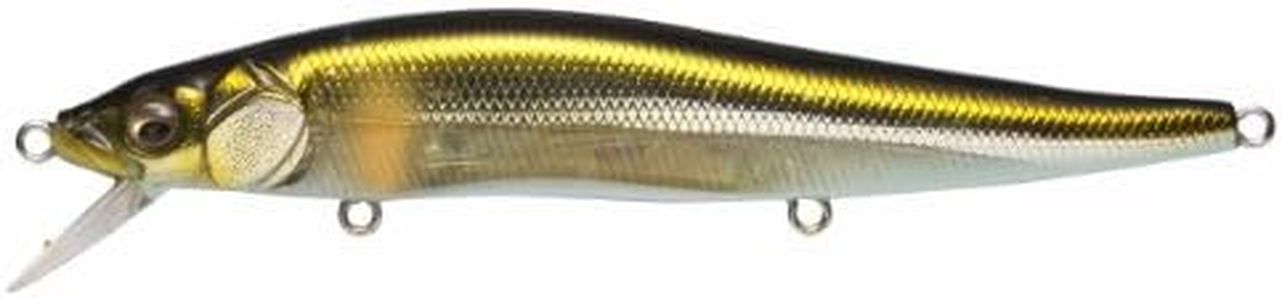 Megabass Vision Oneten HT Ayu Lure - 110.5mm, 1/2 oz. - Bass Fishing Jerkbait - 14g, Tungsten, Treble Hook with Offset Barbs - 1 Piece