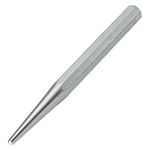 Metal Centre spot Punch (100mm)- Hardened Carbon Steel tip. Made in Japan. ENGINEER tz-07