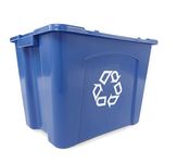 Rubbermaid Commercial Recycling Bin, 14-Gallon, Blue (FG571473BLUE)