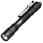 ACEBEAM TAC 2AA EDC Tactical Dual Modes Flashlight Rechargeable, 1600 High Lumens Flashlight, Dual Switch Pocket LED Flashlight, Super Bright Small Flash Light for Emergency, Camping, Home