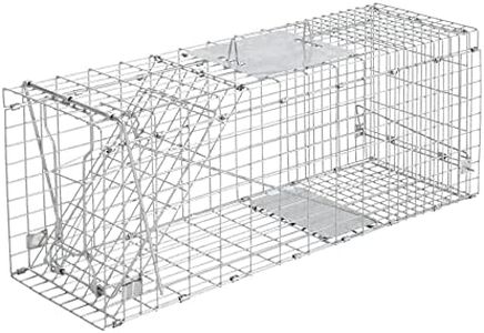 Animal Trap Cage Folding Humane Live Catch Possum Fox Rat Cat Rabbit Bird