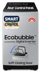 Samsung Smart Choice 8 kg, 5 star, Eco Bubble Tech, Digital Inverter Motor, Soft Closing Door, Fully-Automatic Top Load Washing Machine (WA80BG4441BGTL, Light Gray)