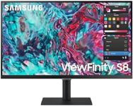 Samsung ViewFinity S8 LS27B800TGUXXU 27" 3840x2160 4K UHD IPS Monitor - Thunderbolt 4, Speakers, Height Adjust