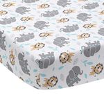 Bedtime Originals Jungle Fun Fitted Crib Sheet