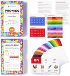 Think Tank Scholar 1000+ Words Phonics Flash Cards + Prefixes & Suffixes (Award Winning) 122 Phonics, 6 Teaching Methods & 6 Fun Games – Preschool, Kindergarten 1st, 2nd, 3rd Grade Homeschool Ages 4-8