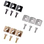 9PCS Electric Guitar Locking Nut Clamp and Screws Electric Guitar Locking System Metal Nut Block Electric Guitar String Lock Metal Block Parts