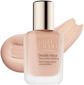 Estée Lauder Double Wear Stay-in-Place Foundation Makeup | 36-Hour Long-Wear Oil-Free Liquid Matte Foundation | Hydrating, Breathable, Buildable | New Formula, 1 Fl Oz, 1C0 Shell