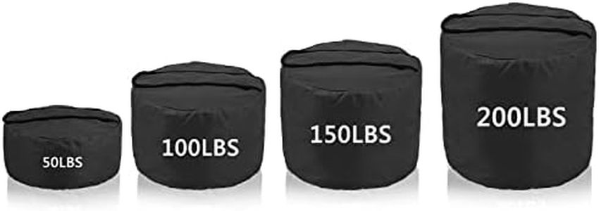 NAIZEA Training Sandbag, Heavy Duty Workout Sandbags Fitness Weights Sandbags for Training, Fitness, Lifting, Cross-Training Workouts, Exercise and Military Conditioning (Black, 100LB)