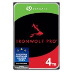 Seagate IronWolf Pro 4TB, Enterprise Internal NAS HDD, CMR, 3.5 Inch, SATA 6GB/s, 7.200 RPM, 256MB Cache for RAID NAS, Data Rescue Services, Frustration Free Packaging (ST4000NTZ01)