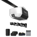 Chamberlain 3/4 HP Chain Drive Smart Garage Door Opener with Fixed Camera, Battery Backup, 2-Bulb Lighting, and myQ Connectivity