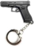 Glock Pistol Key Chain Black Polyme