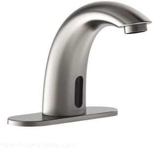 Commercial Touchless Faucet Non-Potable Water only Brushed Nickel